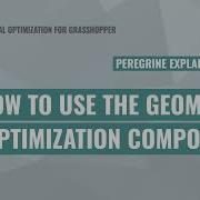 How To Use The Geometry Optimization Component