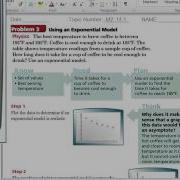 Exponential Models Using A Data Table To Generate Our Y Ab X Equation