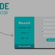 How To Create Grade Calculator Using Html CSS JavaScript