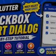 FLUTTER ANDROID CHECKBOX ALERT DIALOG TUTORIAL