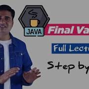 Java Final Variable Final Variable In Java Hindi Urdu