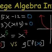 College Algebra Introduction Review Basic Overview Study Guide Examples Practice Problems