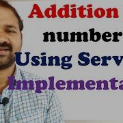 Addition Of 2 Numbers Using Servlets Sum ADDSERVLET Web Technologies Advanced Java