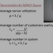 Queue Models Part 2