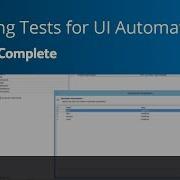 Creating Your Tests How To Build A Successful UI Automation Framework TestComplete