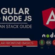 Angular FrontEnd Basics Angular NodeJS Complete MEAN Stack Meanstack Full Course