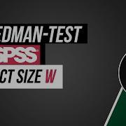 Effect Size Kendall S W For The Friedman ANOVA In SPSS