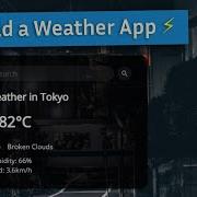 Build A Weather App With HTML CSS JavaScript