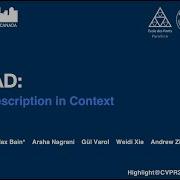 CVPR 23 Highlight AutoAD Movie Description In Context
