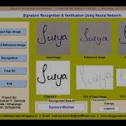 Signature Recognition Verification Using Machine Learning