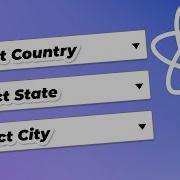 Country State City Dropdown In React JS
