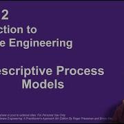CS2212 Prescriptive Process Models