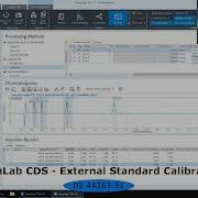 OpenLab CDS Data Analysis External Standard Calibration DE 44263 31
