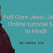 Core Java Online Training Session 61 Java Tutorial In Hindi Java Tutorial For Beginners