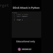 DDOS Attack In Python Shorts Shortvideo Trending Usa