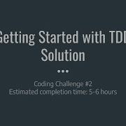 Getting Started With TDD Solution JavaScript
