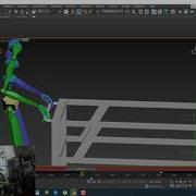 3ds Max Biped фризим руки на объекте