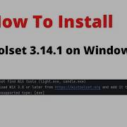 How To Install WiX Toolset 3 14 1 On Windows 11 X64