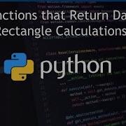 Python Function That Return Data Rectangle Calculations