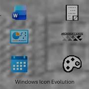 Windows Icon Evolution 1985 2026