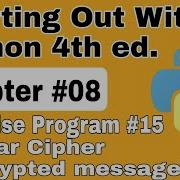 Starting Out With Python Chapter 8 Exercise Program 15 Caesar Cipher Encrypt File Content Python