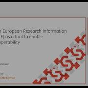 CERIF As A Tool To Enable System Interoperability PRCN2020
