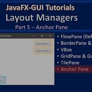 JavaFx Layouts Part 5 Anchor Pane JavaFx GUI Tutorial 012