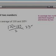 Average Of Two Numbers