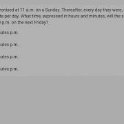 41 Ques Two Clocks Were Synchronized At 11am On See Full Question In Description Box AMAD