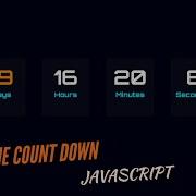 Javascript Coming Soon Event With Timer Count Down Timer CountDown Project In Html No Limit Code