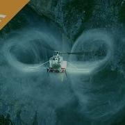Aerial Helicopter Vortex Stock Footage Luftaufnahme Von Helikopter Mit Luftwirbel 4K 6K Vortexes