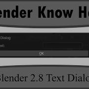 How To Create Dialog Boxes In Blender 2 8 Using Python