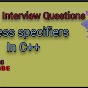 Access Specifier In C Shruti098
