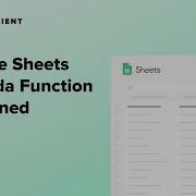 LAMBDA Function In Google Sheets New In 2022