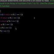 Learn Swift Filter Closure Syntax