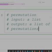 Recursive Programming On Permutation In Python