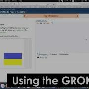 Using The GROK Turtle To Draw The Ukrainian Flag