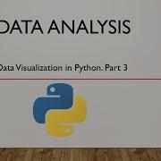 Data Visualization In Python Part 3 Python Dataanalysis