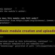Creating Basic Module And Upload On Puppet Forge