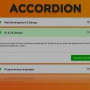 Build An Animated Accordion With HTML CSS JavaScript
