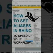 How To Set Aliases In Rhino 3D