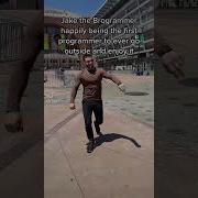 Programmer Going Outside Programming Coding