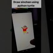 Draw Sinchan Using Python Turtle Shorts Python Coding
