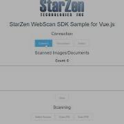 StarZen S WebScan SDK