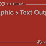 Physibel BISCO Tutorials Graphic And Text Output