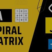 Spiral Matrix DSA With JavaScript In Hindi Leetcode 54