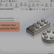 Quick Tips Linear Component Pattern Circular Component Pattern In Solidworks