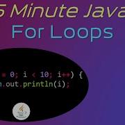 For Loops In Java 5 Minute Java