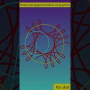 Python Turtle Simple Spirograph Animation Shorts