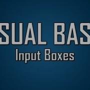 Learn Visual Basic 32 Input Boxes